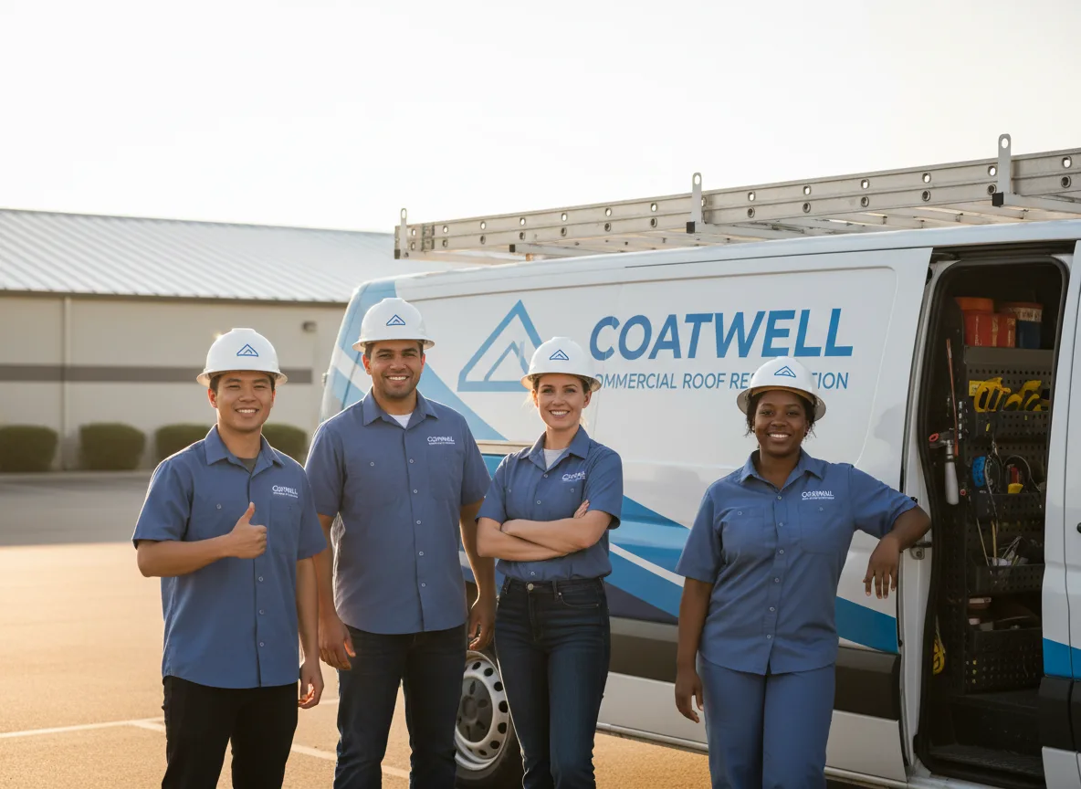 Commercial roof coating company in Milford, CA